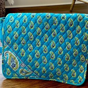 Vera Bradley laptop bag blue paisley